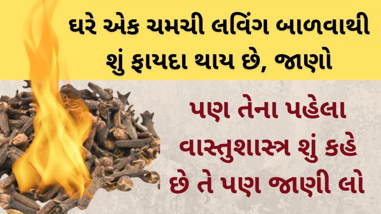 ઘરે એક ચમચી લવિંગ બાળવાથી શું ફાયદા થાય છે, જાણો સંપૂર્ણ માહિતી અને તેની અસર શું થશે