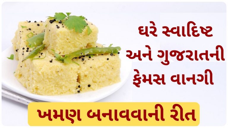 ઘરે સ્વાદિષ્ટ અને ગુજરાતની ફેમસ વાનગી ખમણ બનાવવાની રીત | khaman recipe in gujarati