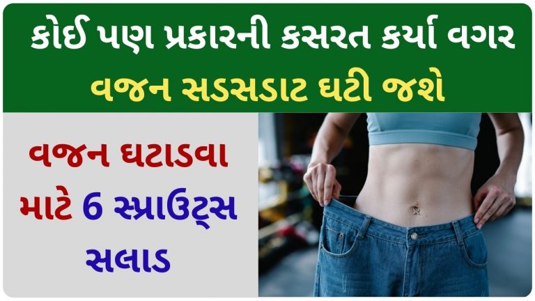 કોઈ પણ પ્રકારની કસરત કર્યા વગર આ 6 સ્પ્રાઉટ્સ સલાડ ખાઈ લો, વજન સડસડાટ ઘટી જશે