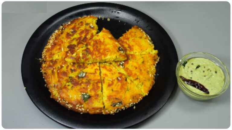 દૂધીનો હાંડવો અને મગફળી નાળિયેળની ચટણી બનાવવાની સરળ રીત