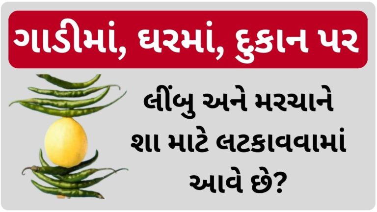 ગાડીમાં, ઘરમાં, દુકાન પર લીંબુ અને મરચાને શા માટે લટકાવવામાં આવે છે? કારણ જાણો