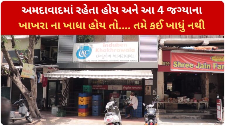 Ahmedabad: અમદાવાદમાં રહેતા હોય અને આ 4 જગ્યાના ખાખરા ના ખાધા હોય તો…. તમે કઈ ખાધું નથી