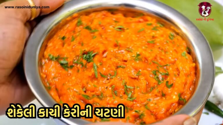 શેકેલી કાચી કેરીની ચટણી | Kachi Keri Chutney Recipe