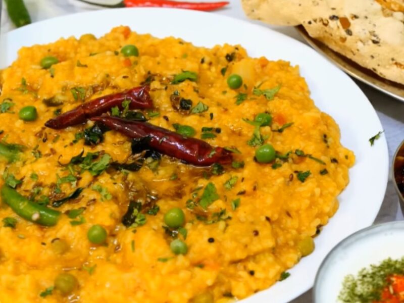 kathiyawadi masala khichdi recipe in gujarati