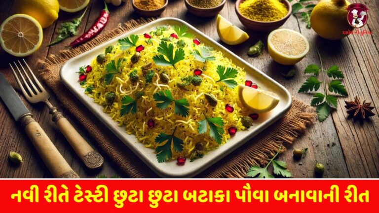 નવી રીતે ટેસ્ટી છુટા છુટા બટાકા પૌવા બનાવાની રીત